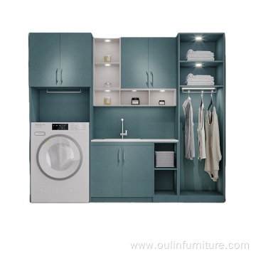 Modern design blue bathroom vanity cabinet for sale